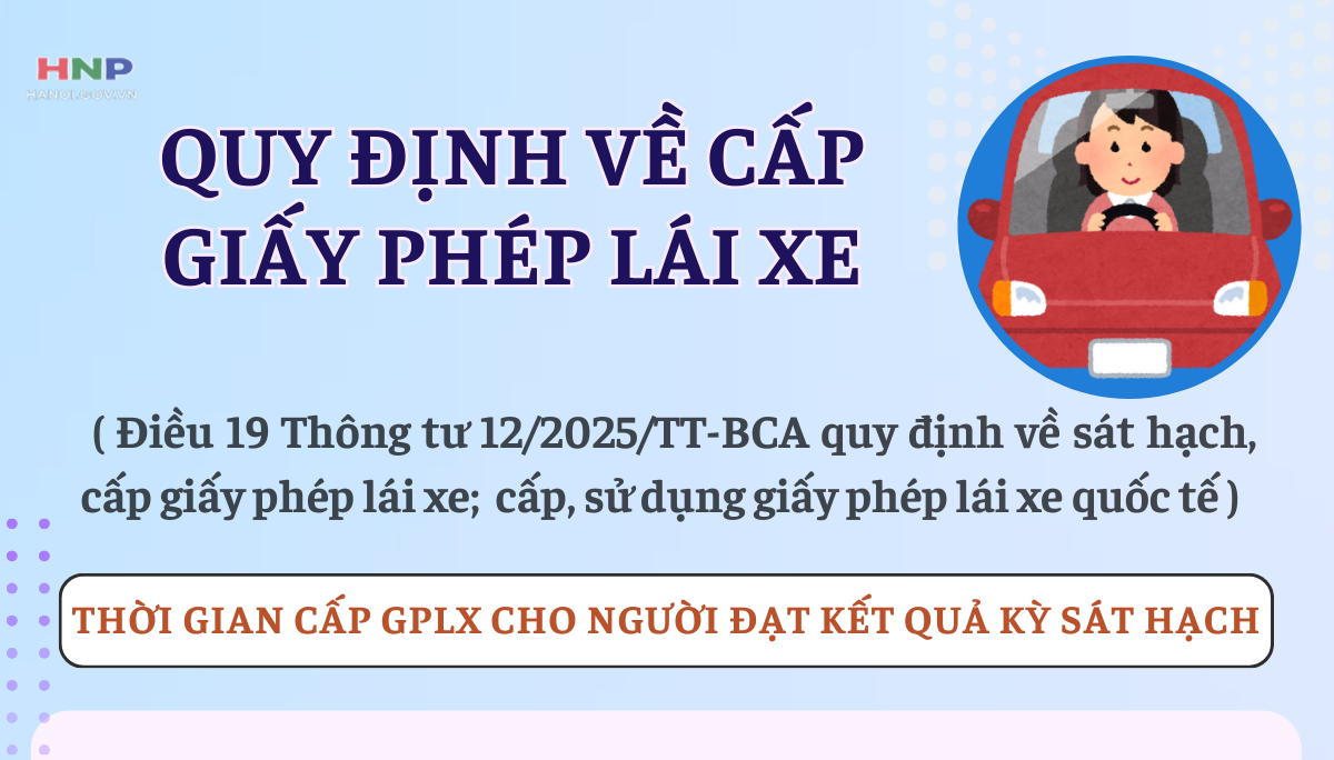 Quy định về cấp giấy phép lái xe mới nhất