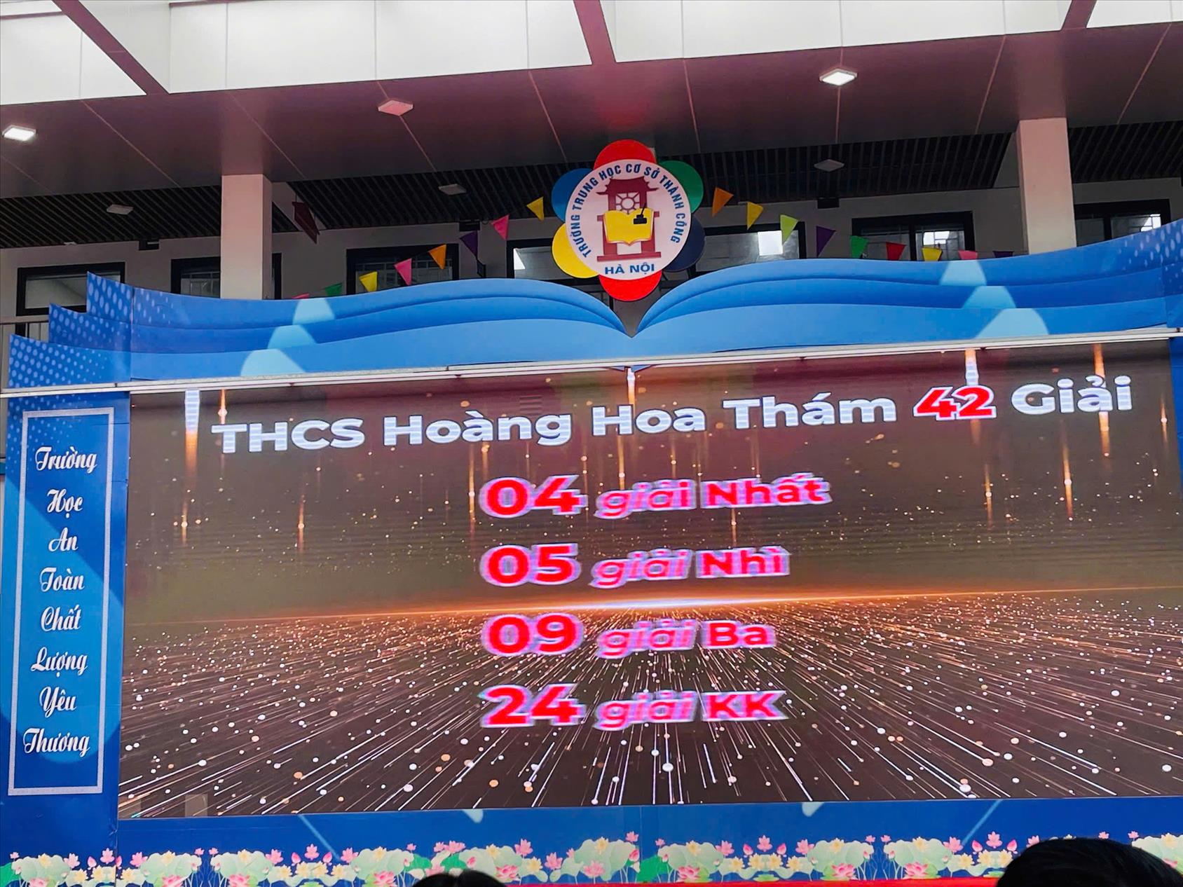 Trường THCS Hoàng Hoa Thám vinh dự giành 42 giải tại Kỳ thi Olympic các môn văn hóa quận Ba Đình năm học 2024–2025