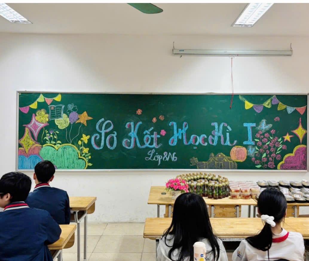 Sơ kết học kì I – Một chặng đường đầy dấu ấn của 8A6