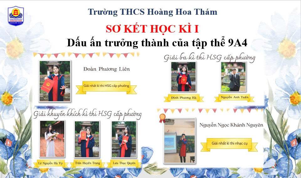 Lễ sơ kết học kỳ I năm học 2025-2026 – Dấu ấn trưởng thành của tập thể 9A4