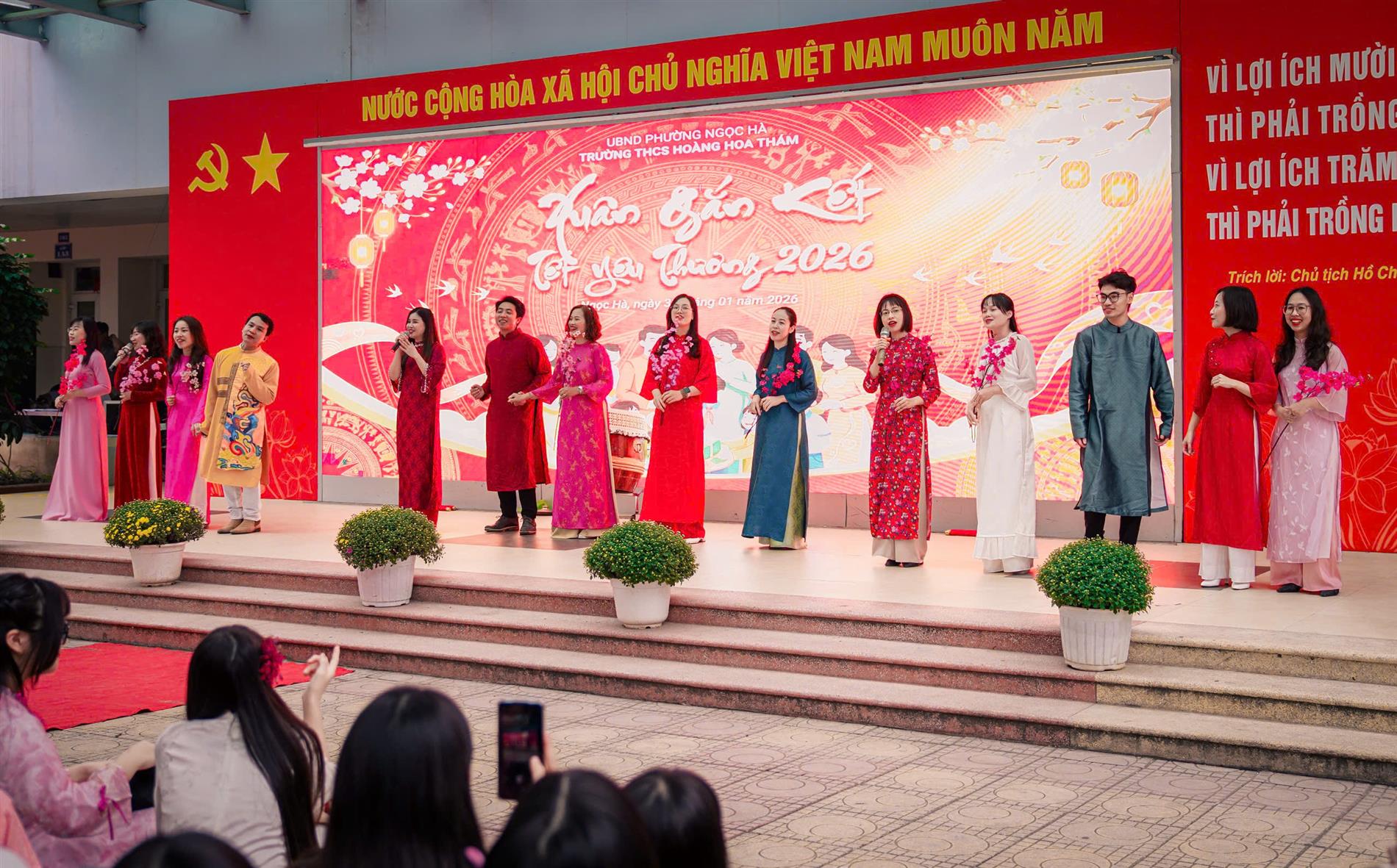 Thanh âm lan tỏa - Khúc ca chào mừng Xuân mới của trường THCS Hoàng Hoa Thám