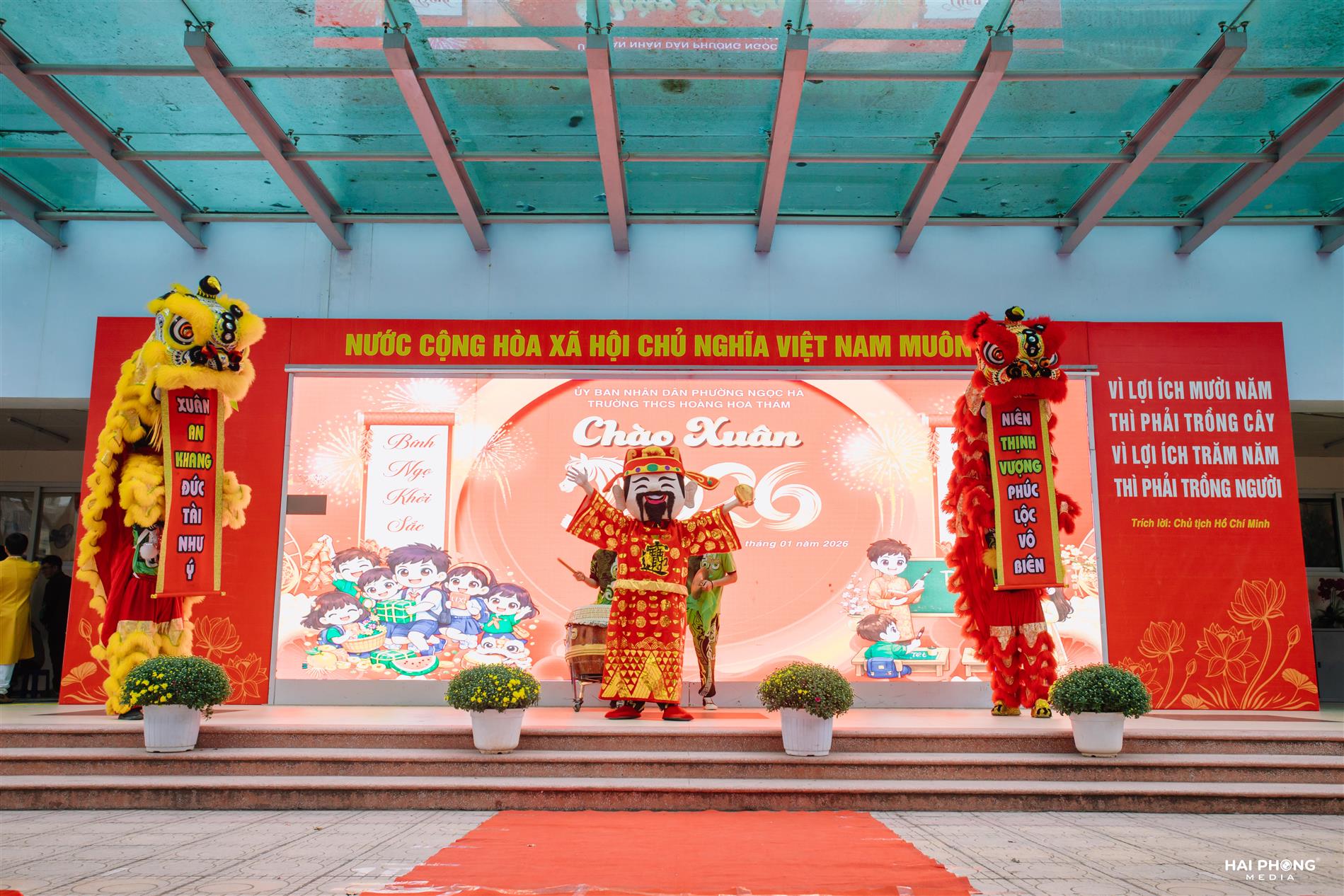 Ngày hội “Xuân gắn kết – Tết yêu thương” 2026 của trường THCS Hoàng Hoa Thám” Ấm áp – Rộn ràng – Lan tỏa yêu thương