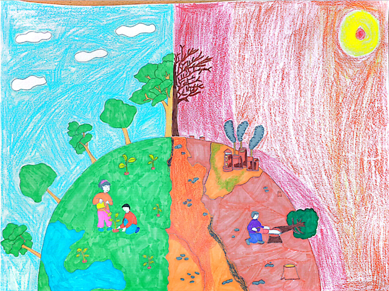 A drawing of a different world

Description automatically generated with medium confidence