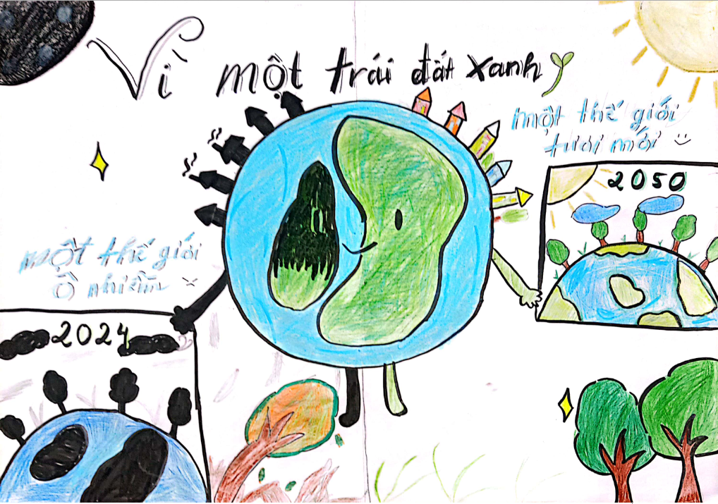 A drawing of a planet

Description automatically generated