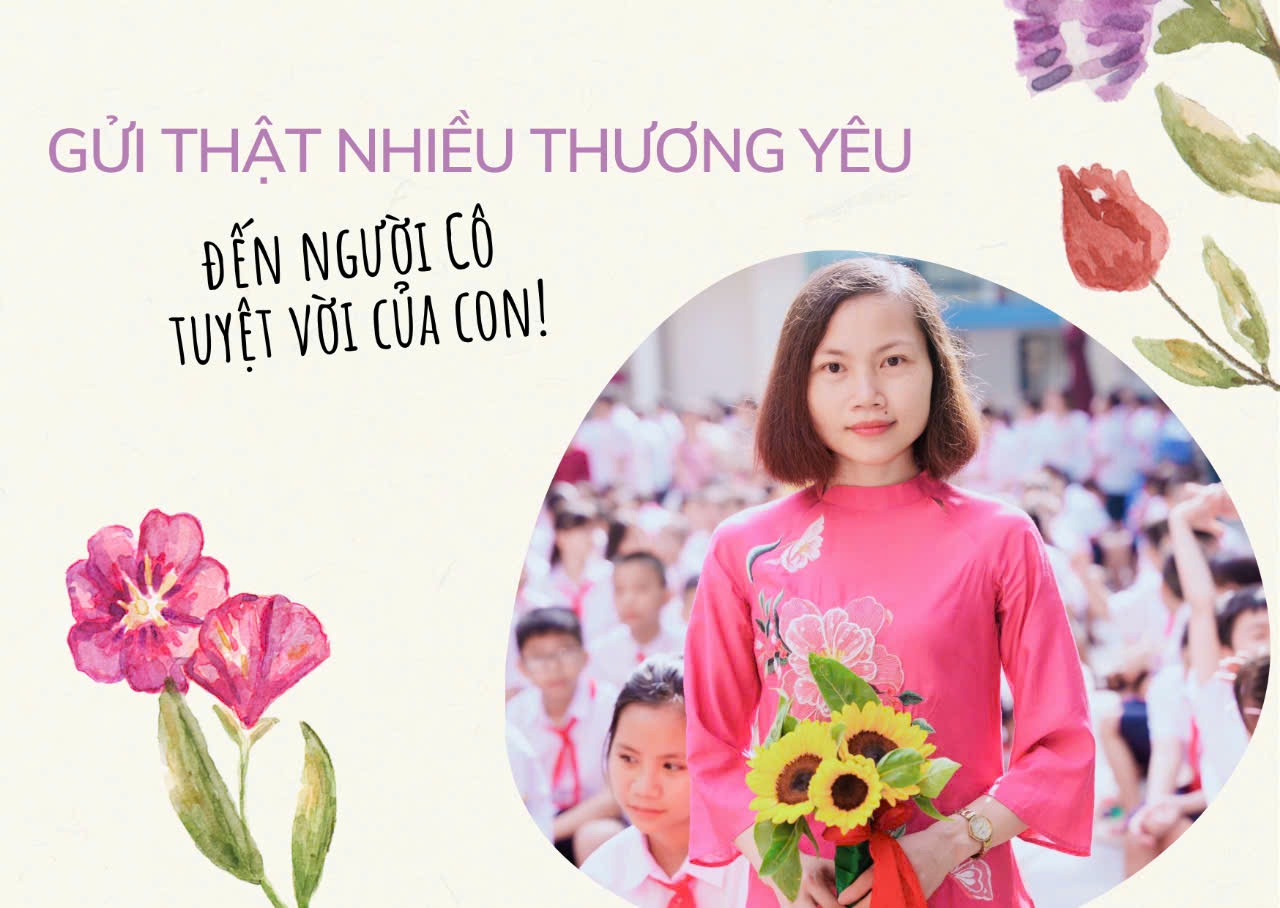 A person holding flowers and a picture of a group of people

Description automatically generated