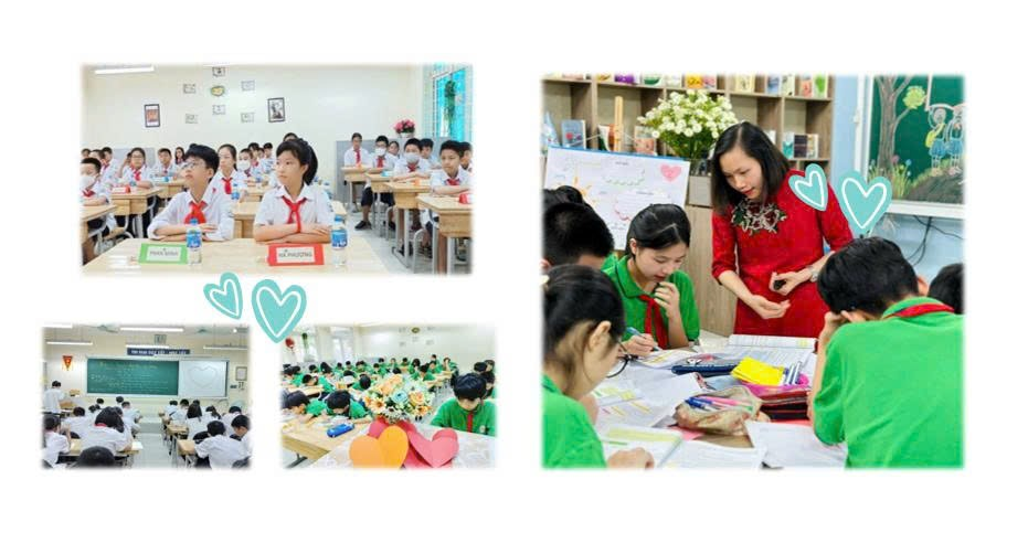 A collage of a group of people in a classroom

Description automatically generated