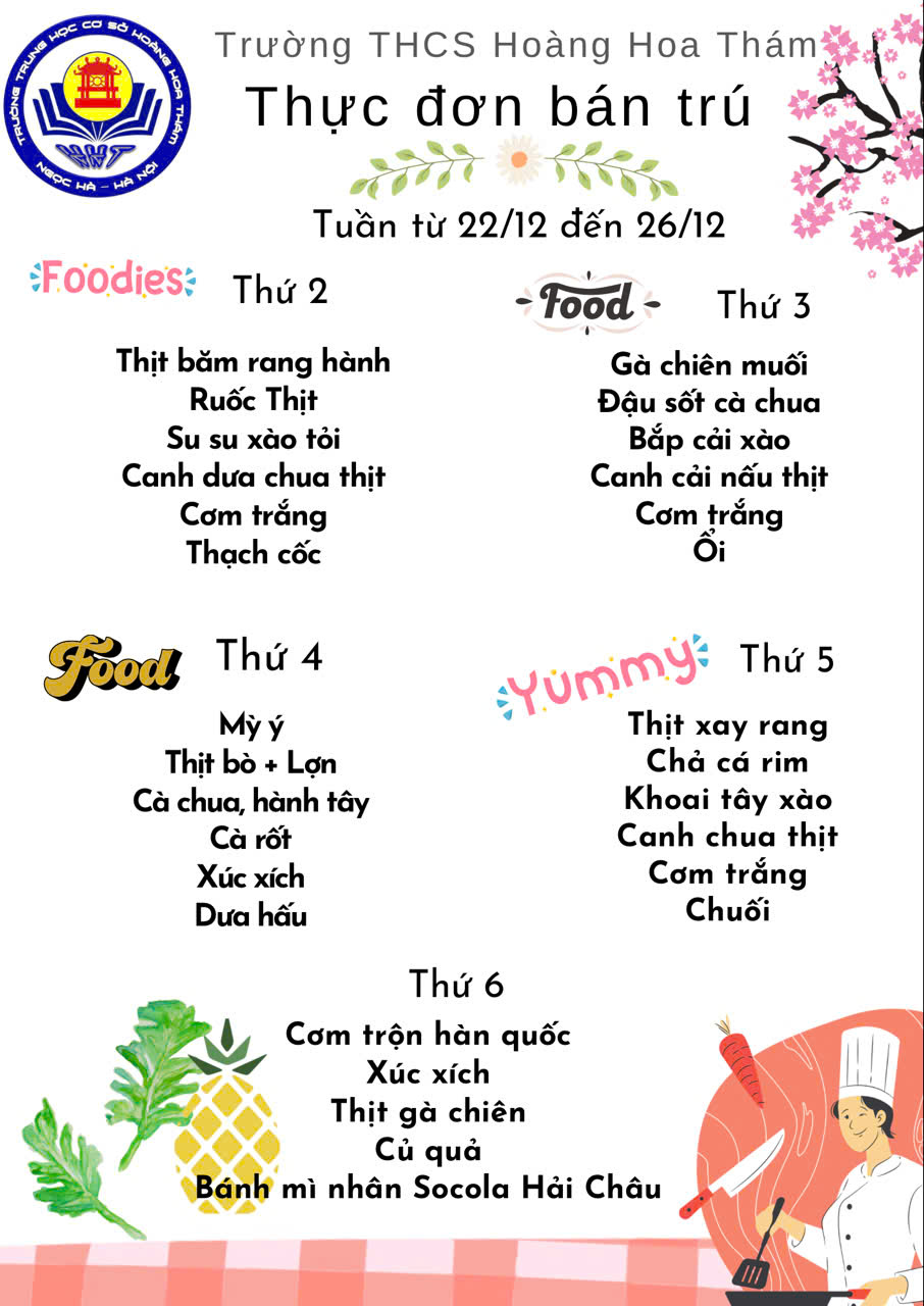 A menu with different foodsAI-generated content may be incorrect.