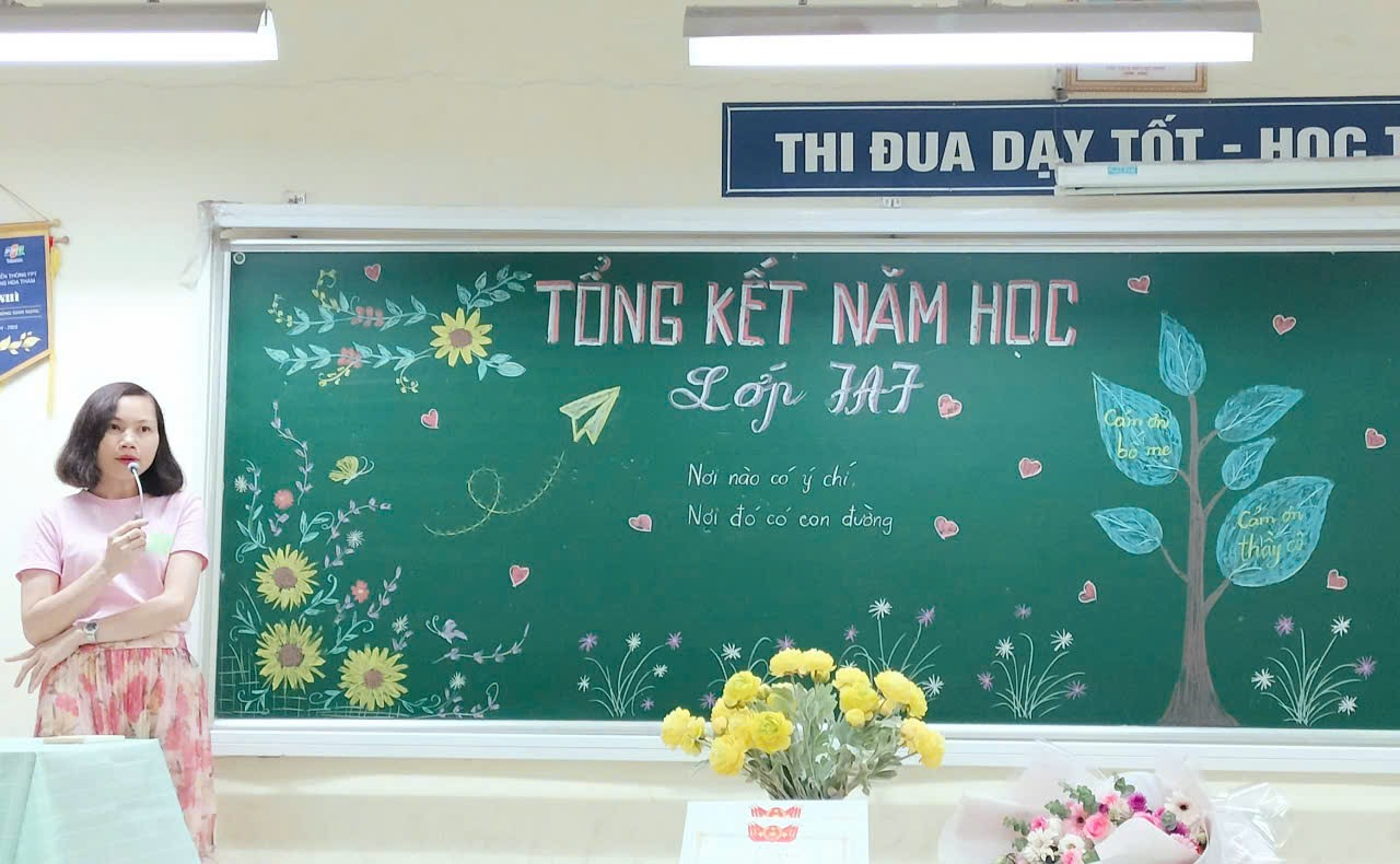 A green chalkboard with writing on it

Description automatically generated