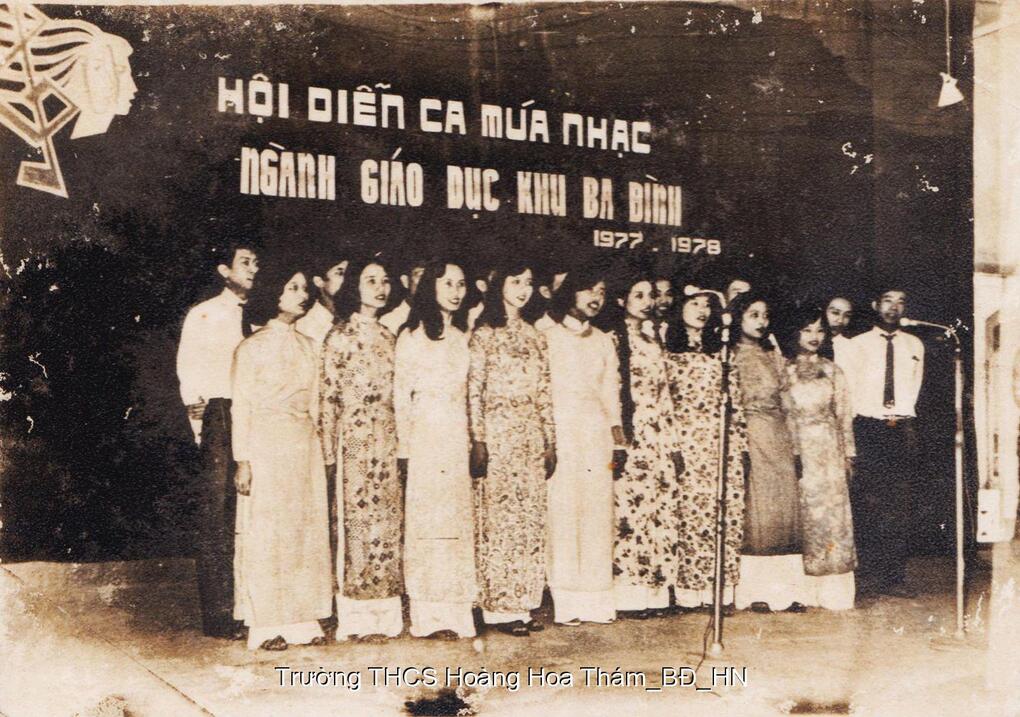 Những bức ảnh cũ (nhất) hiện còn giữ được của THCS Hoàng Hoa Thám