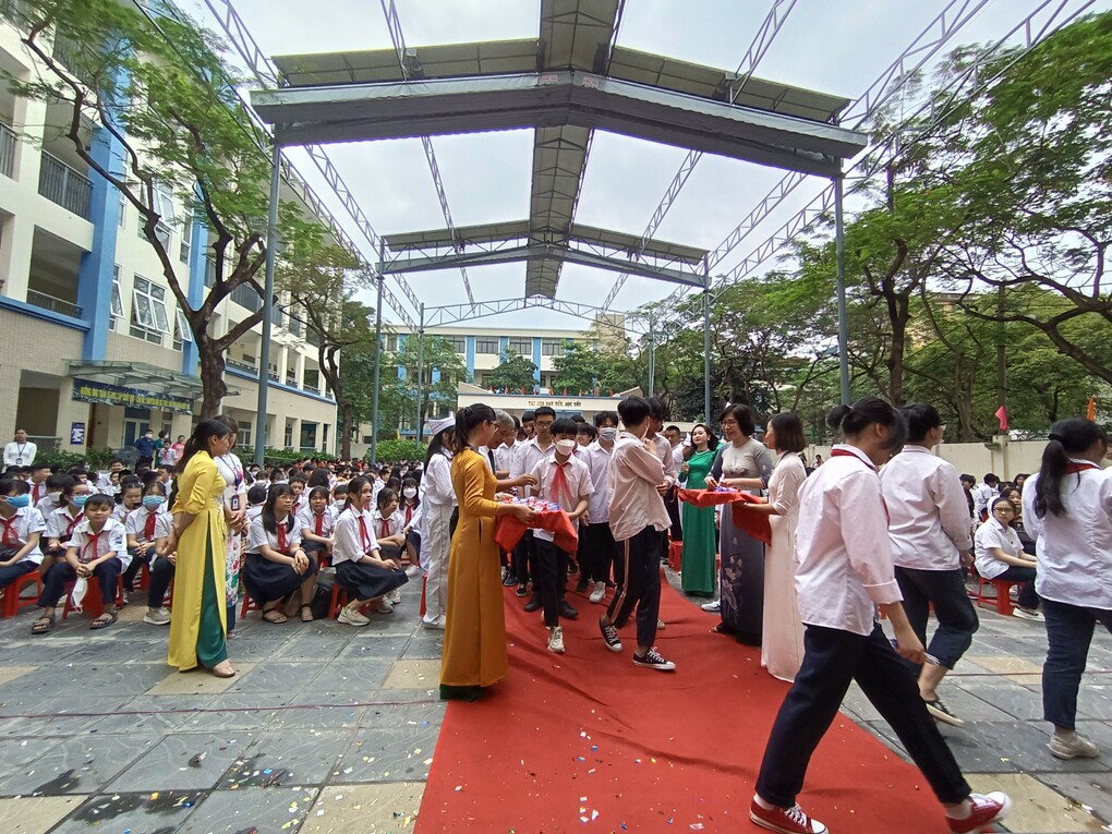 Lễ bế giảng và chia tay học sinh lớp 9 năm học 2021_2022