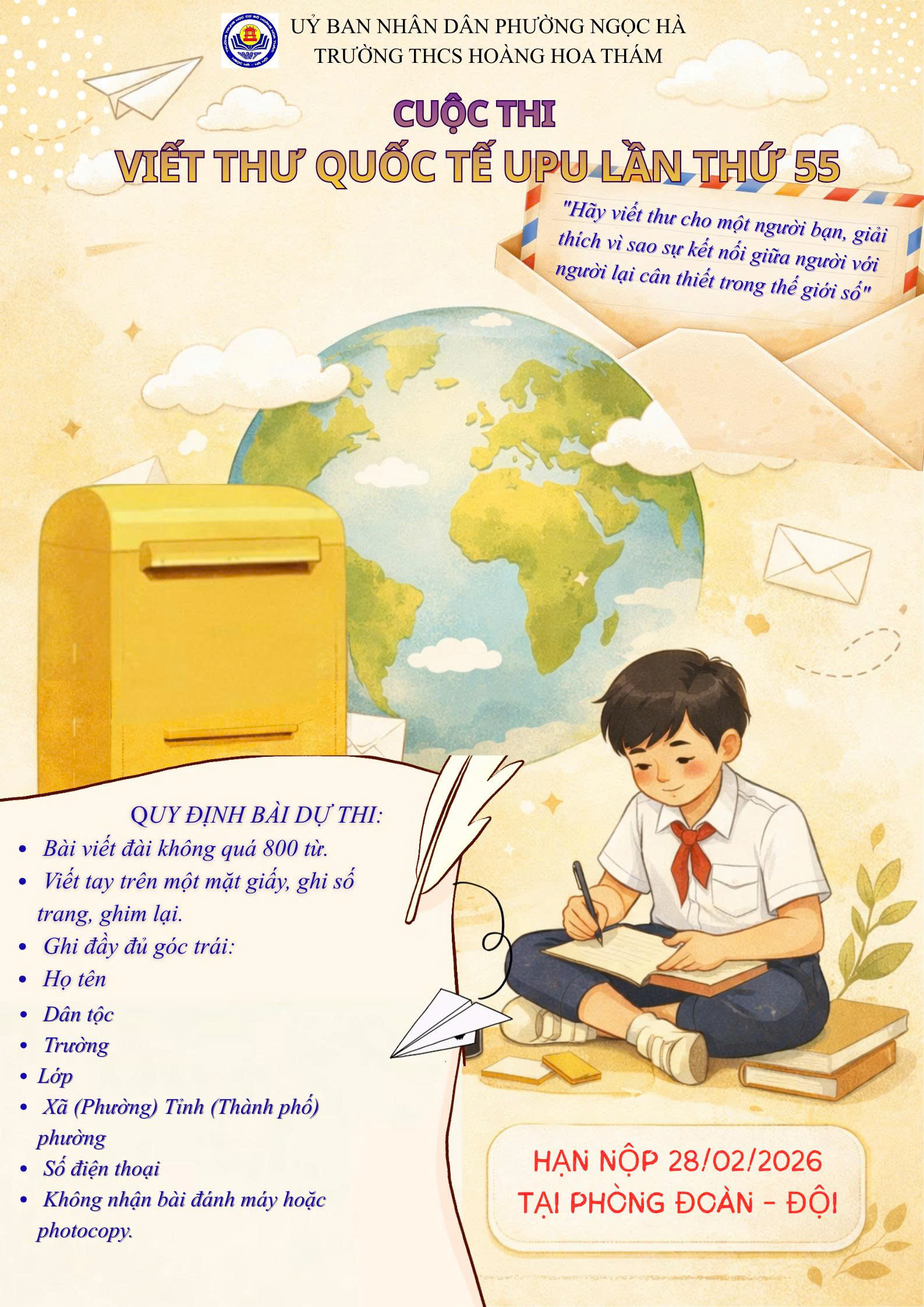 A child sitting on the ground writing on a book
Description automatically generated